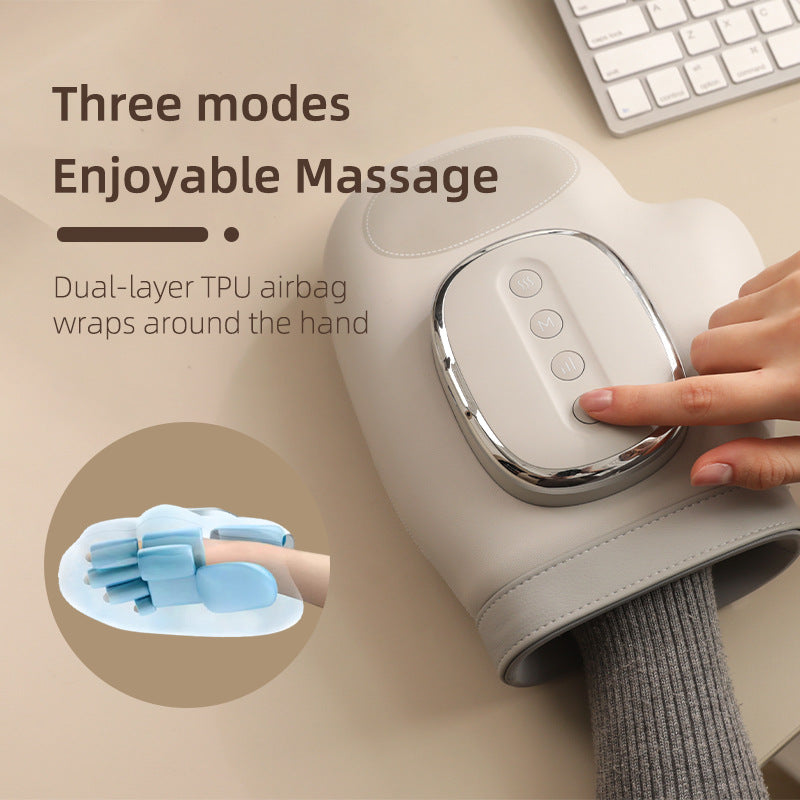 Hand Massager, Electric Hand Massager with Heat and Compression 3 Modes