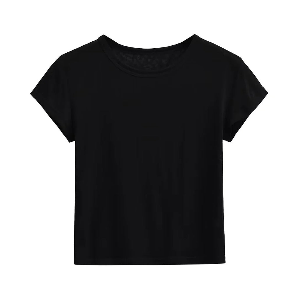 Shirt blanc léger manches courtes, épaules découvertes