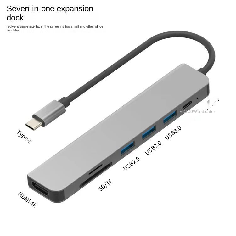 USB C Hub Multiport Adapter, Docking Station with HDMI 4K
