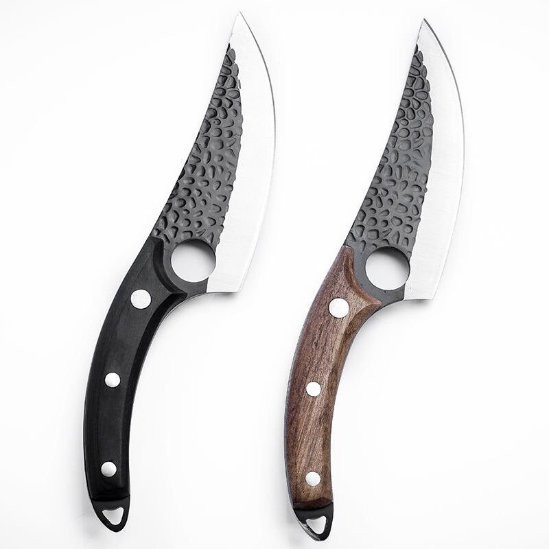 Couteau de boucher forgé 5,5'' en acier plaqué à haute teneur