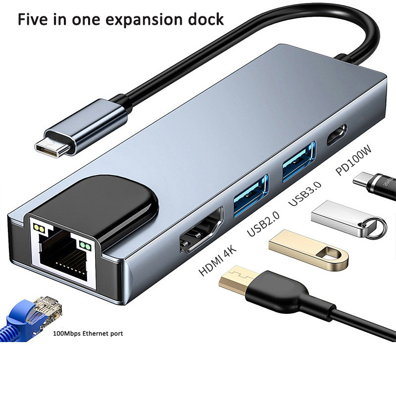 USB C Hub Multiport Adapter, Docking Station with HDMI 4K