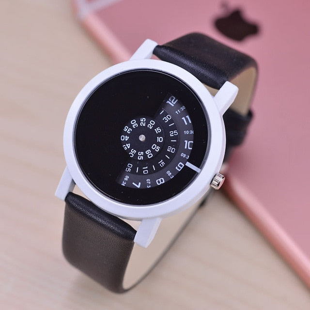 Special digital discs hands fashion quartz Unisex watch
