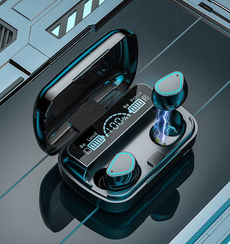 Bluetooth Headset High-Capacity TWS Binaural 5.1 Noise Cancellation F9 M10 M30
