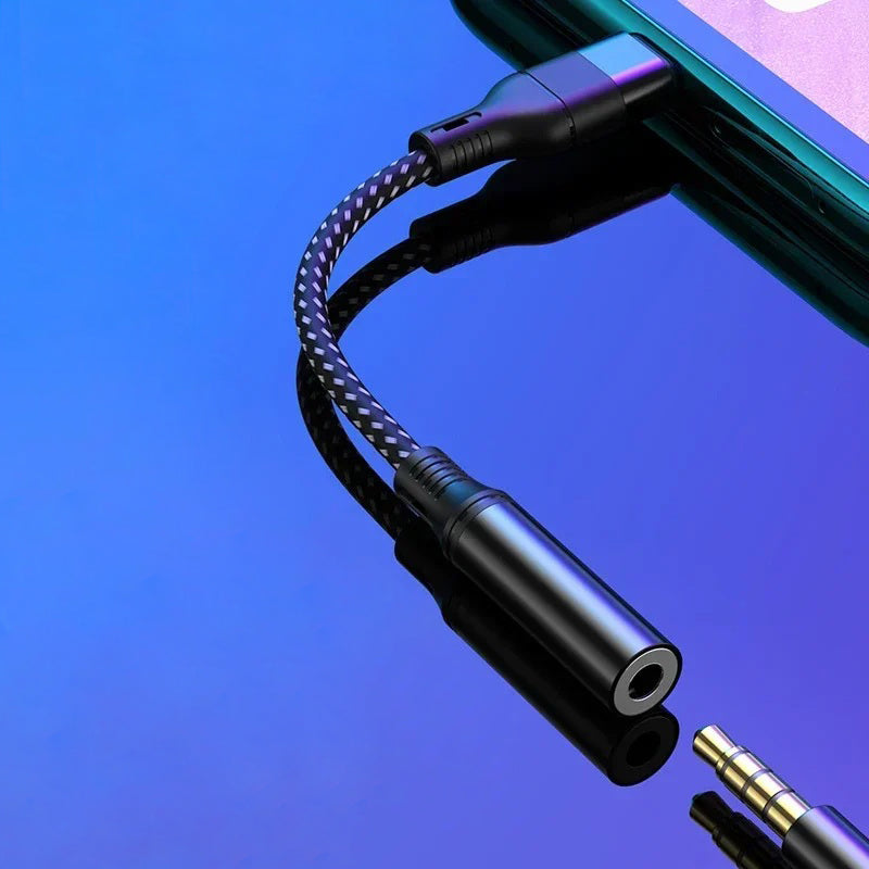 Type-C cable Adapter conversion 3.5 socket headphones