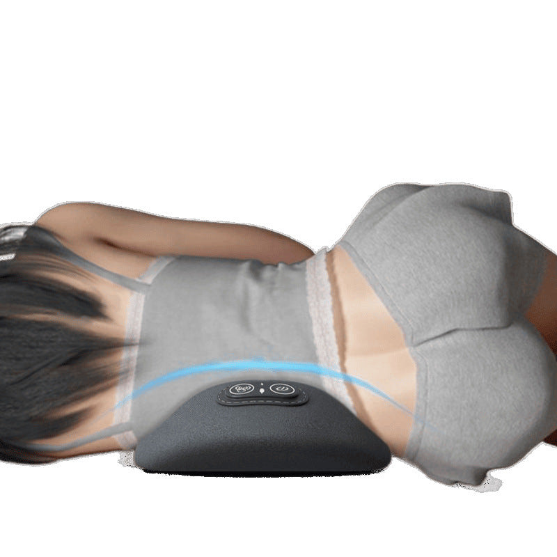Lumbar Massager, Traction and Vibration 3 in 1 for Relieving and Lumbar Pain