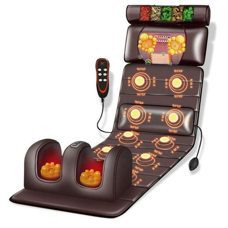 Coussin de massage dorsal portable Shiatsu pour le cou et le dos avec chaleur