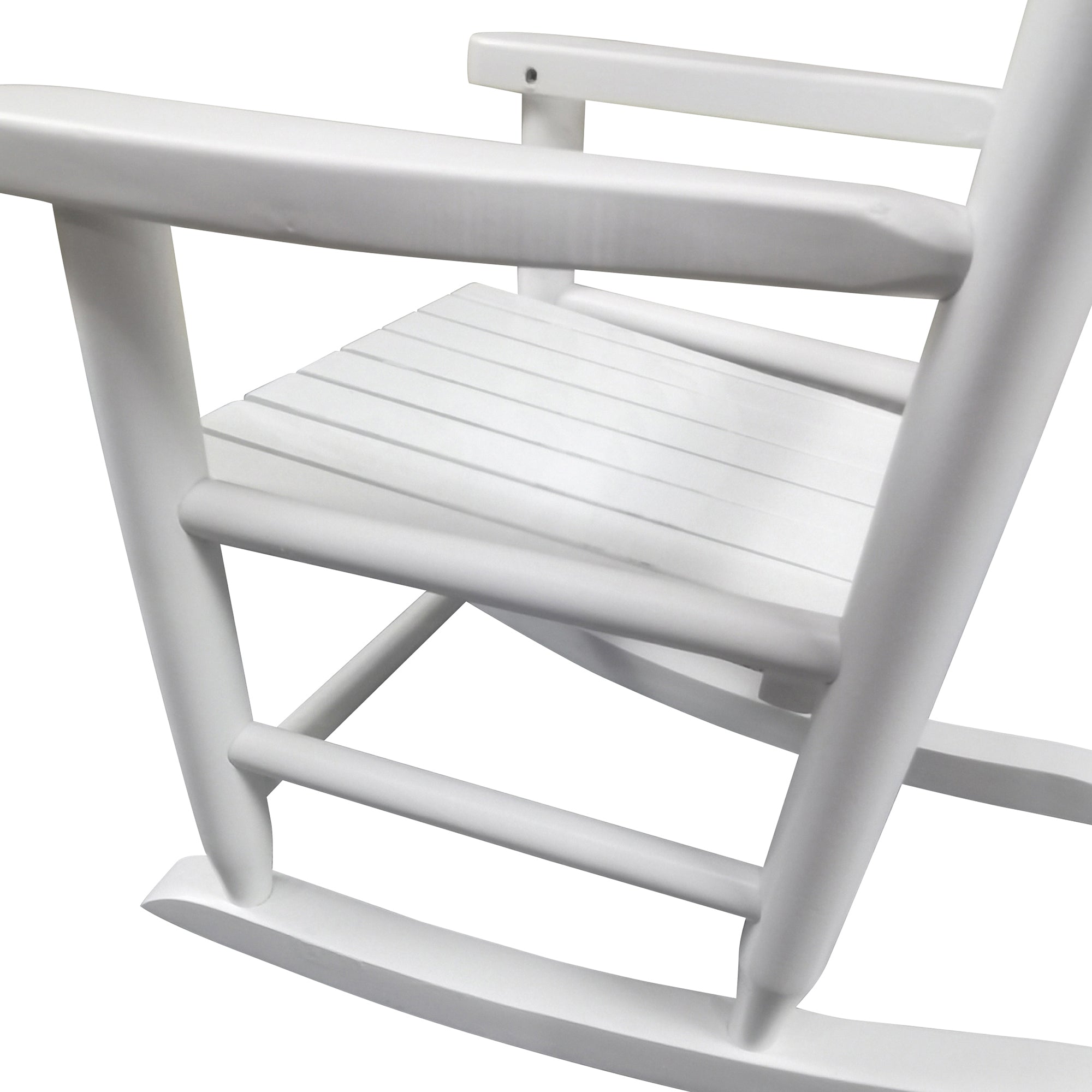 Chaise à bascule blanche - Intérieur ou Extérieur - Adaptée aux enfants - Durable