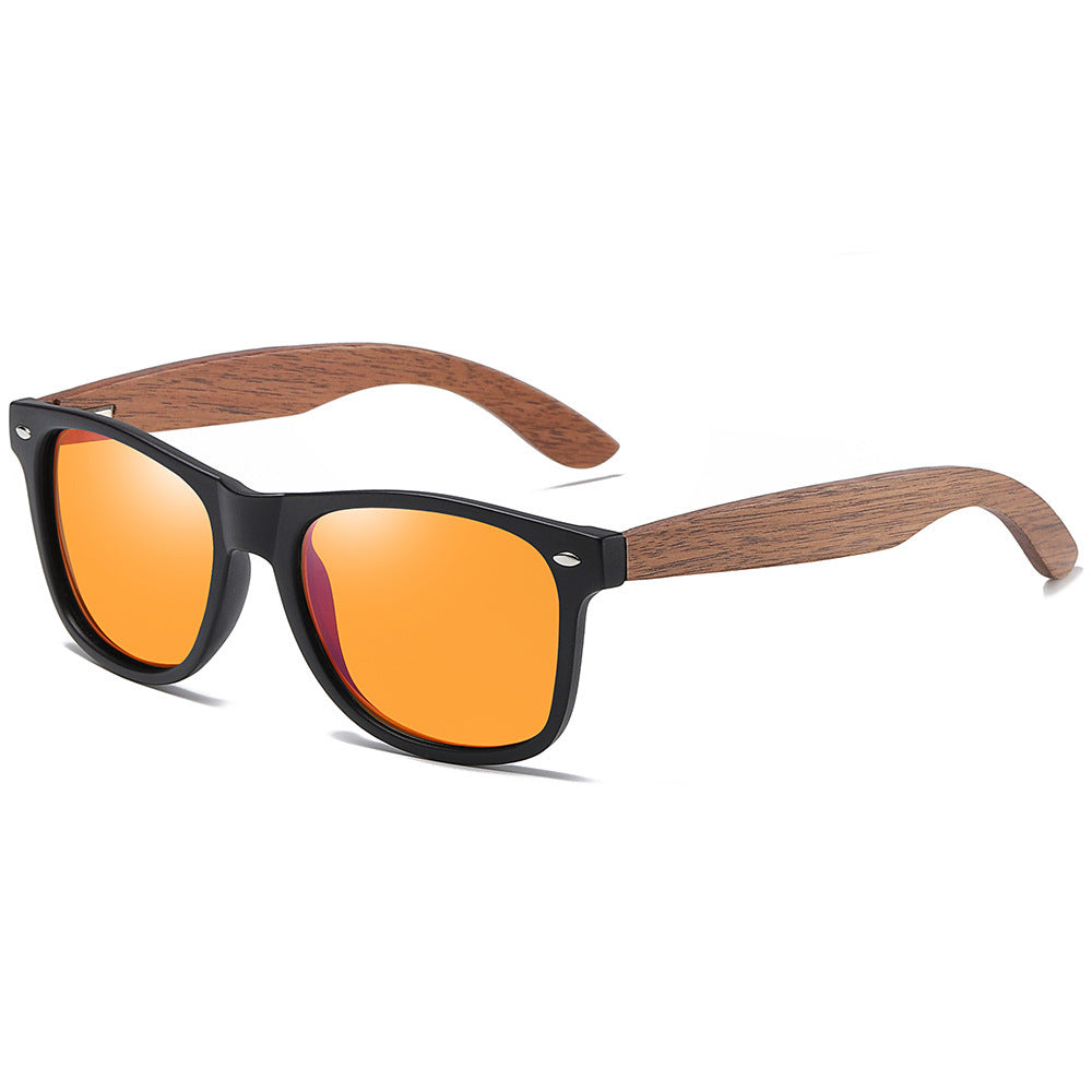 Wooden walnut sunglasses bamboo polarized