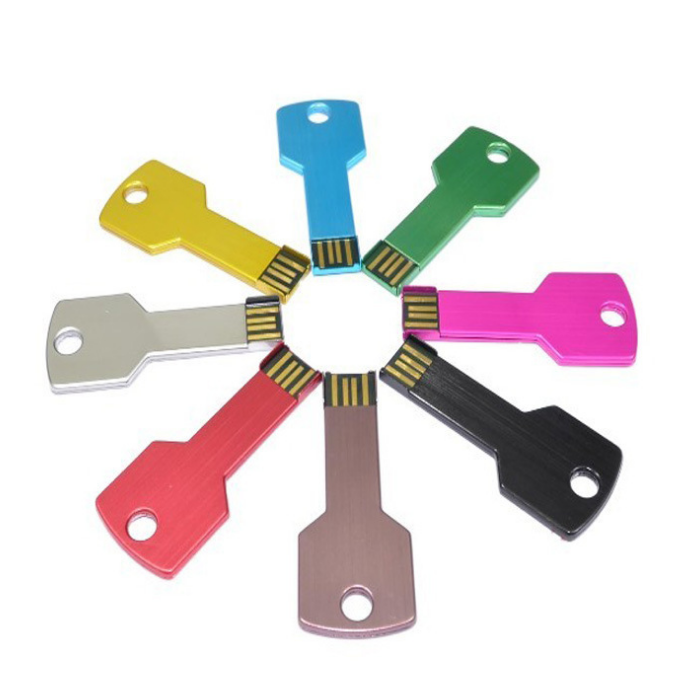 USB Flash Drive 4 to 64GB Metal Key