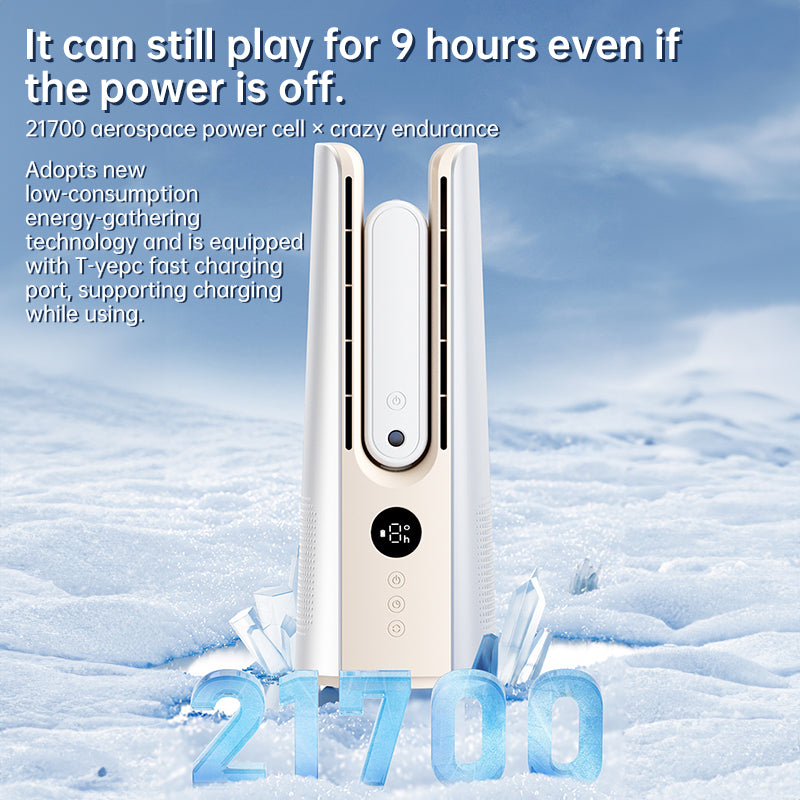 Portable Tower Fan – 6 Speeds, Mist spray