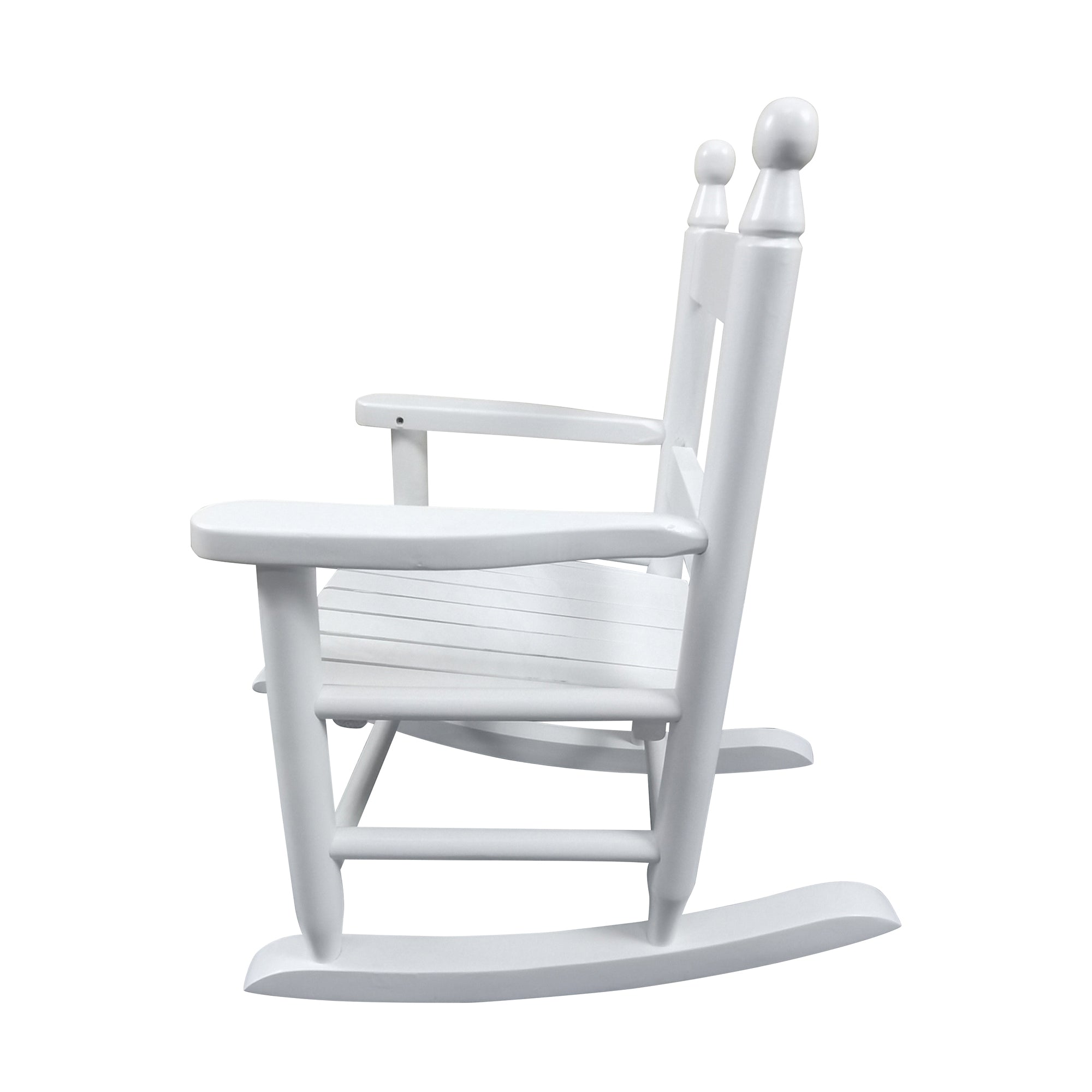 Chaise à bascule blanche - Intérieur ou Extérieur - Adaptée aux enfants - Durable