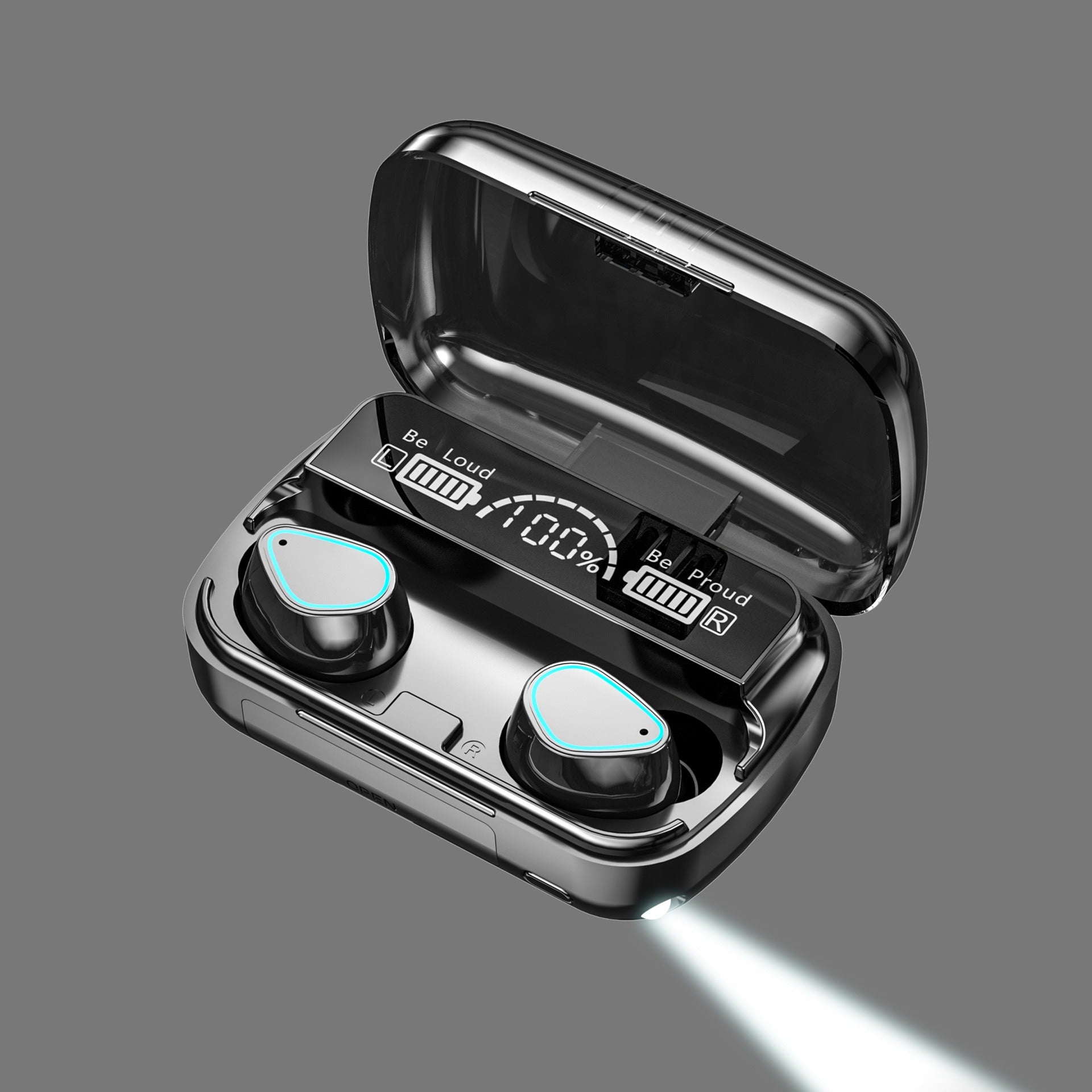 Bluetooth Headset High-Capacity TWS Binaural 5.1 Noise Cancellation F9 M10 M30