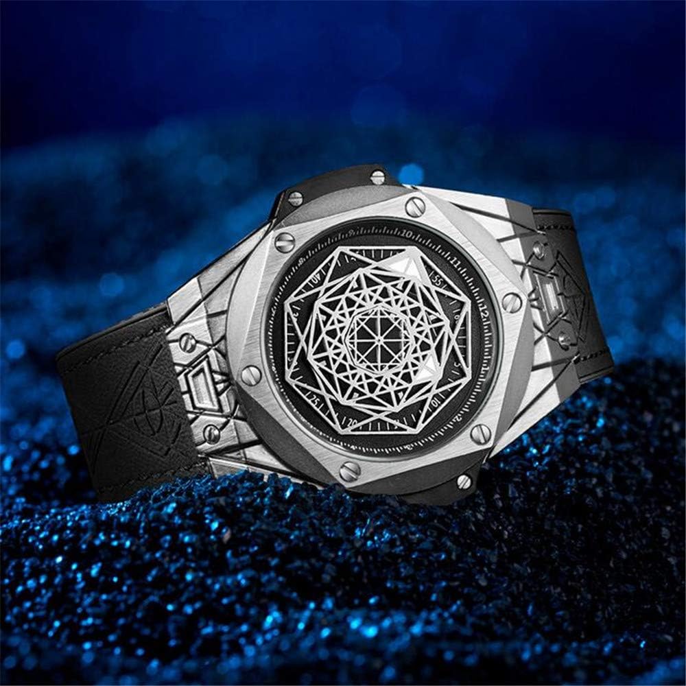 RUIMAS Luxury Quartz Men Watch Leather Strap Relogios Masculino 533G