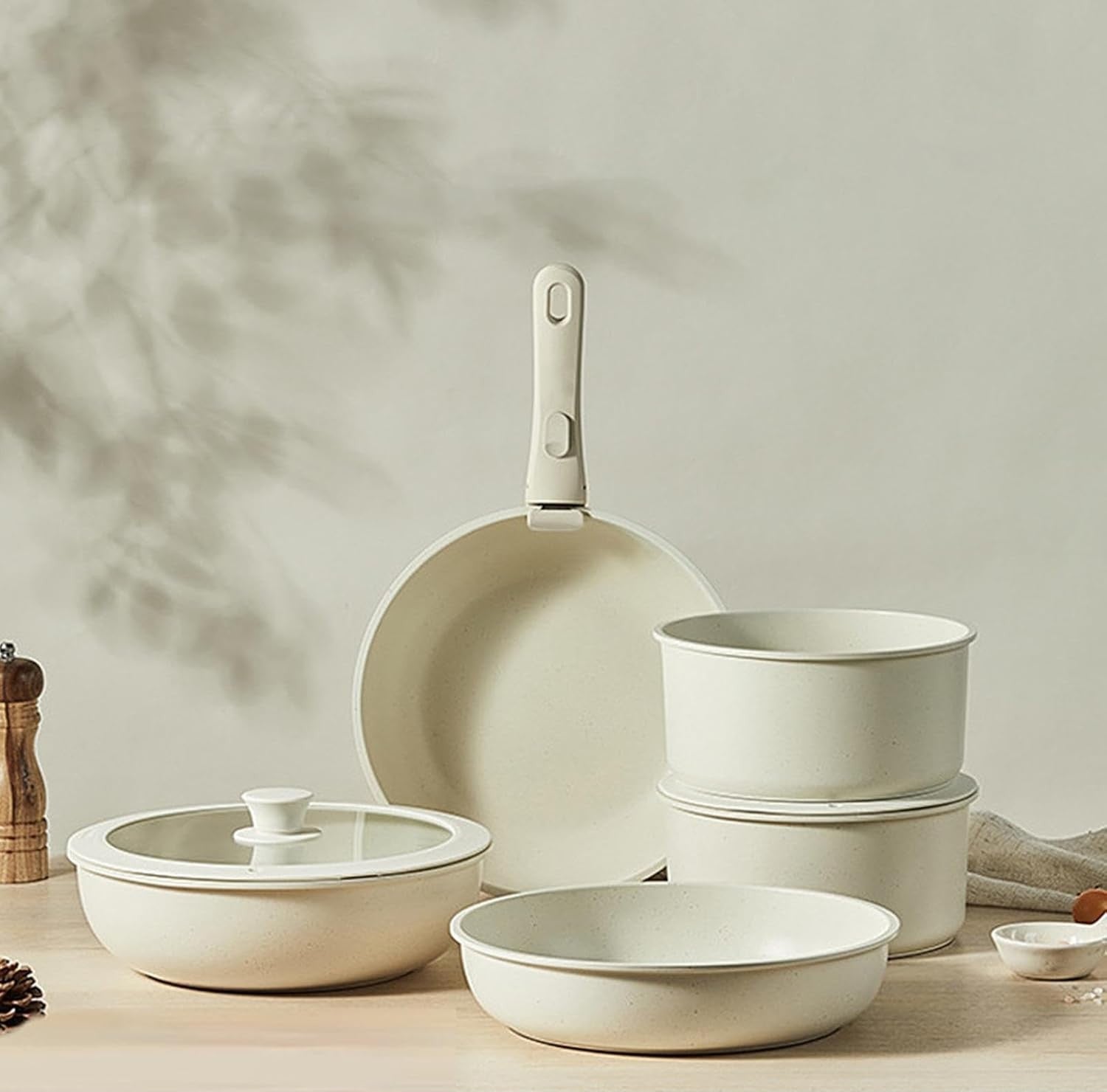 Detachable silicone cookware set
