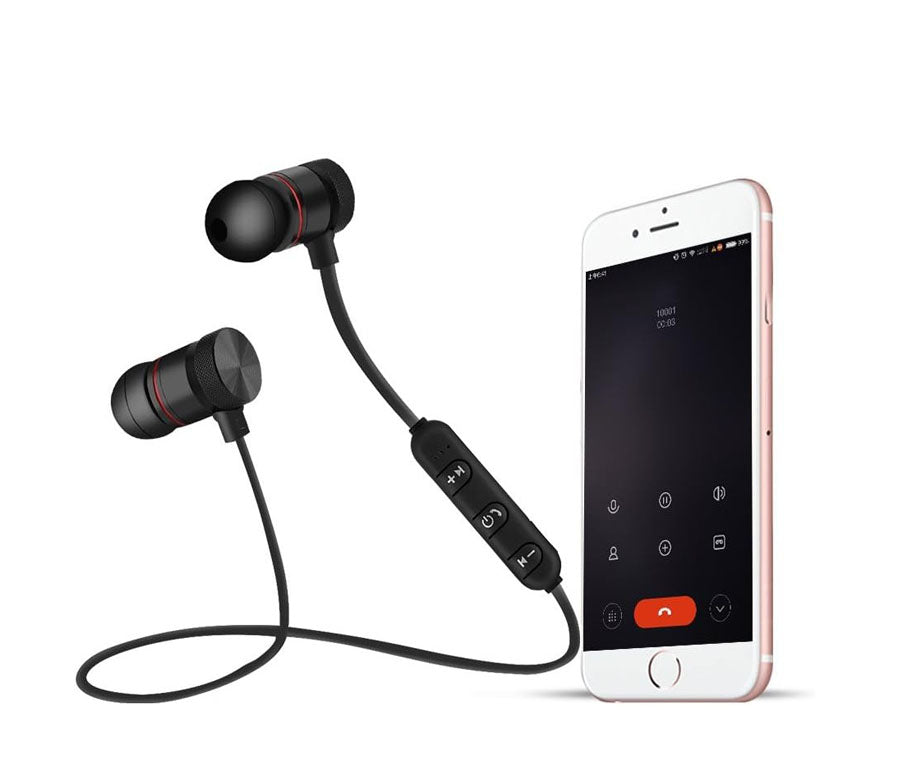 Neckband Magnetic Earphones Sports 5.0 Bluetooth with mic