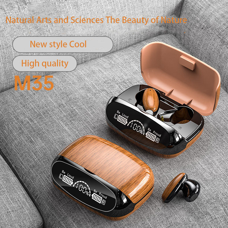 Bluetooth Headset High-Capacity TWS Binaural 5.1 Noise Cancellation F9 M10 M30
