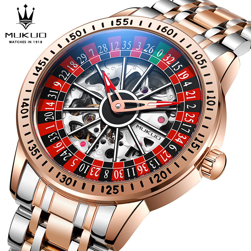 Authentic Gamble Plate Men's - Automatic Mechanical Watch - Waterproof Luminous