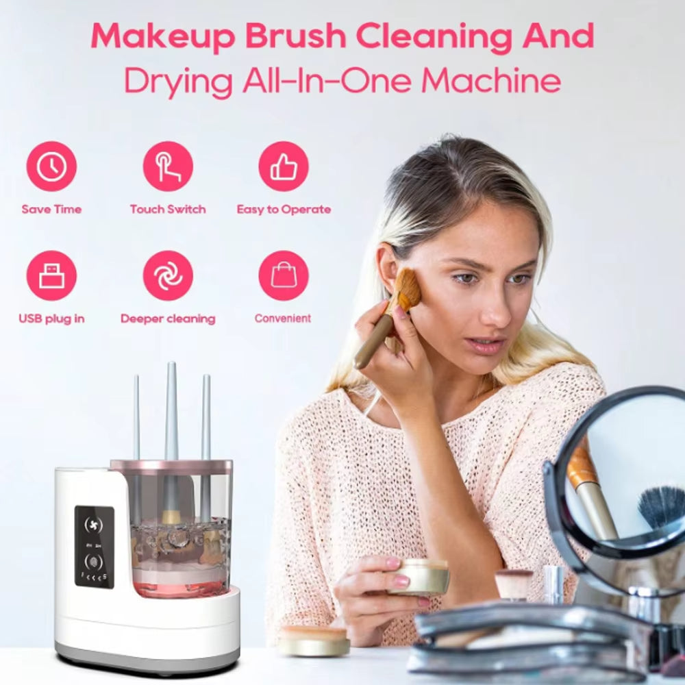 Electric Makeup Brush Cleaner Rechargeable Makeup