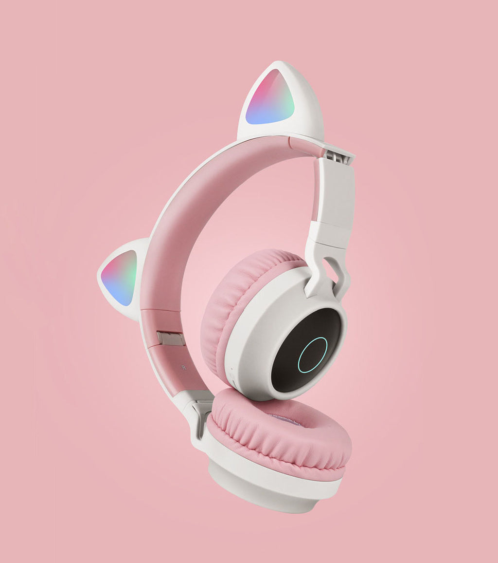 Headworn bluetooth foldable card insertion earphones for kid