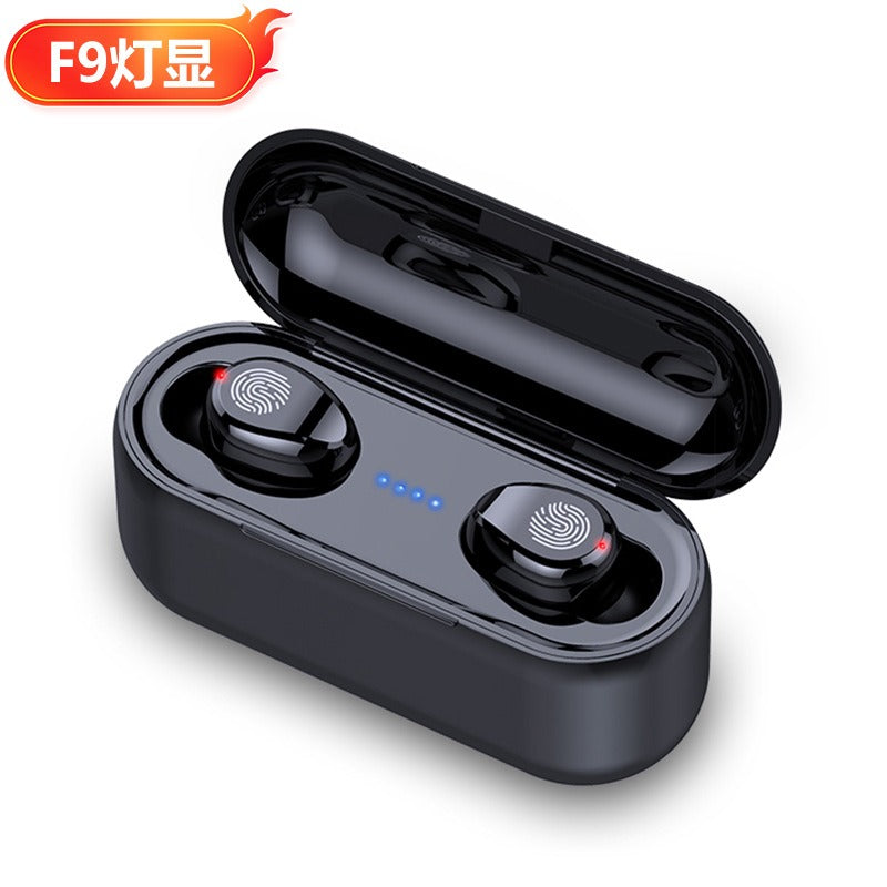 Bluetooth Headset High-Capacity TWS Binaural 5.1 Noise Cancellation F9 M10 M30