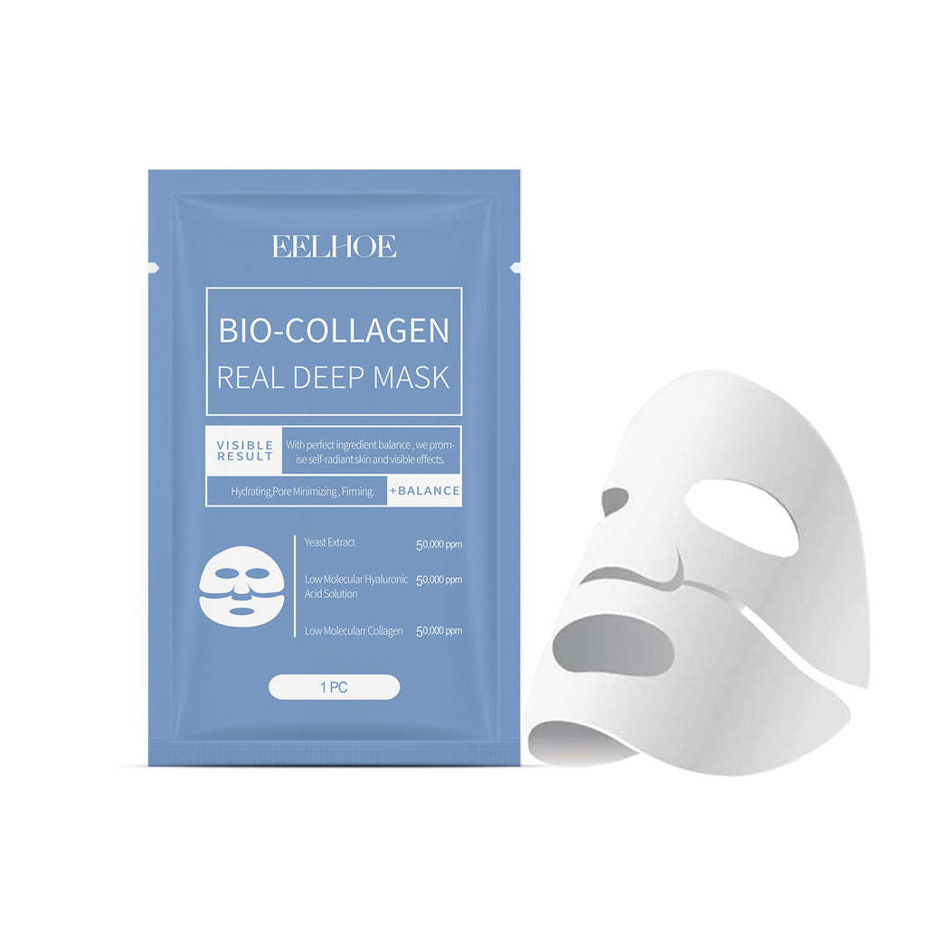 Collagen Mask Hydrates And Moisturizes Facial Skin Translucent