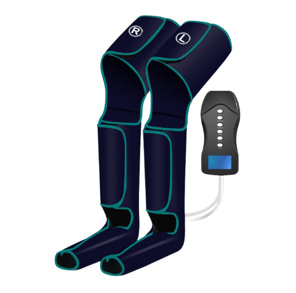 Leg Massager, Air Compression Calf Knee Foot Massager with Heat
