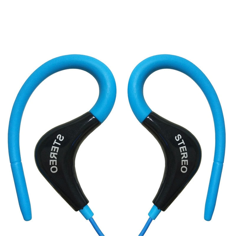 Écouteurs filaires sport avec basses, prise 3,5 mm, pour la course – avec microphone M&J