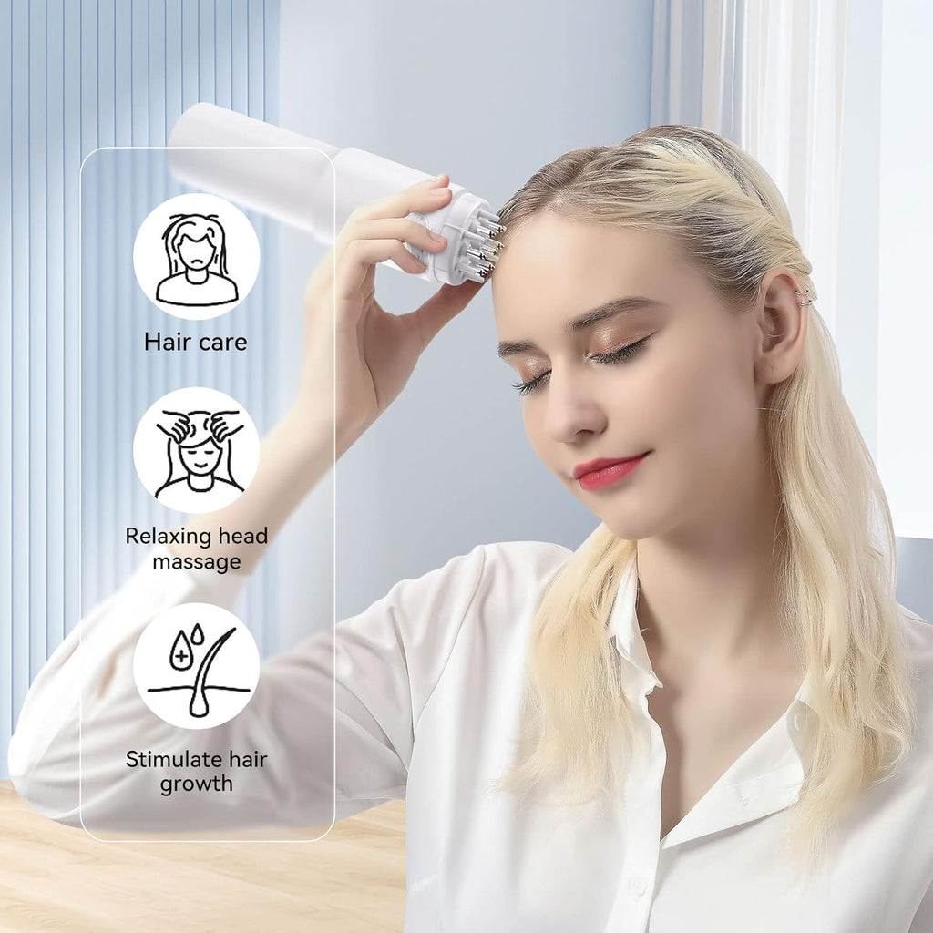 Scalp medicine device, scalp essence, hair care liquid, medicine comb, scalp medicine, import instrument