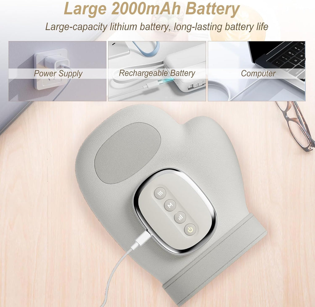Hand Massager, Electric Hand Massager with Heat and Compression 3 Modes