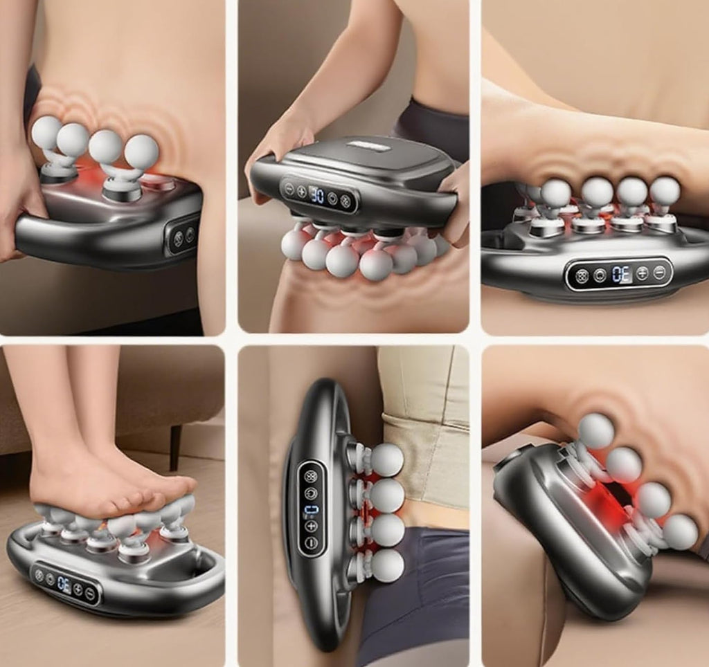 Multi head fascia massage gun