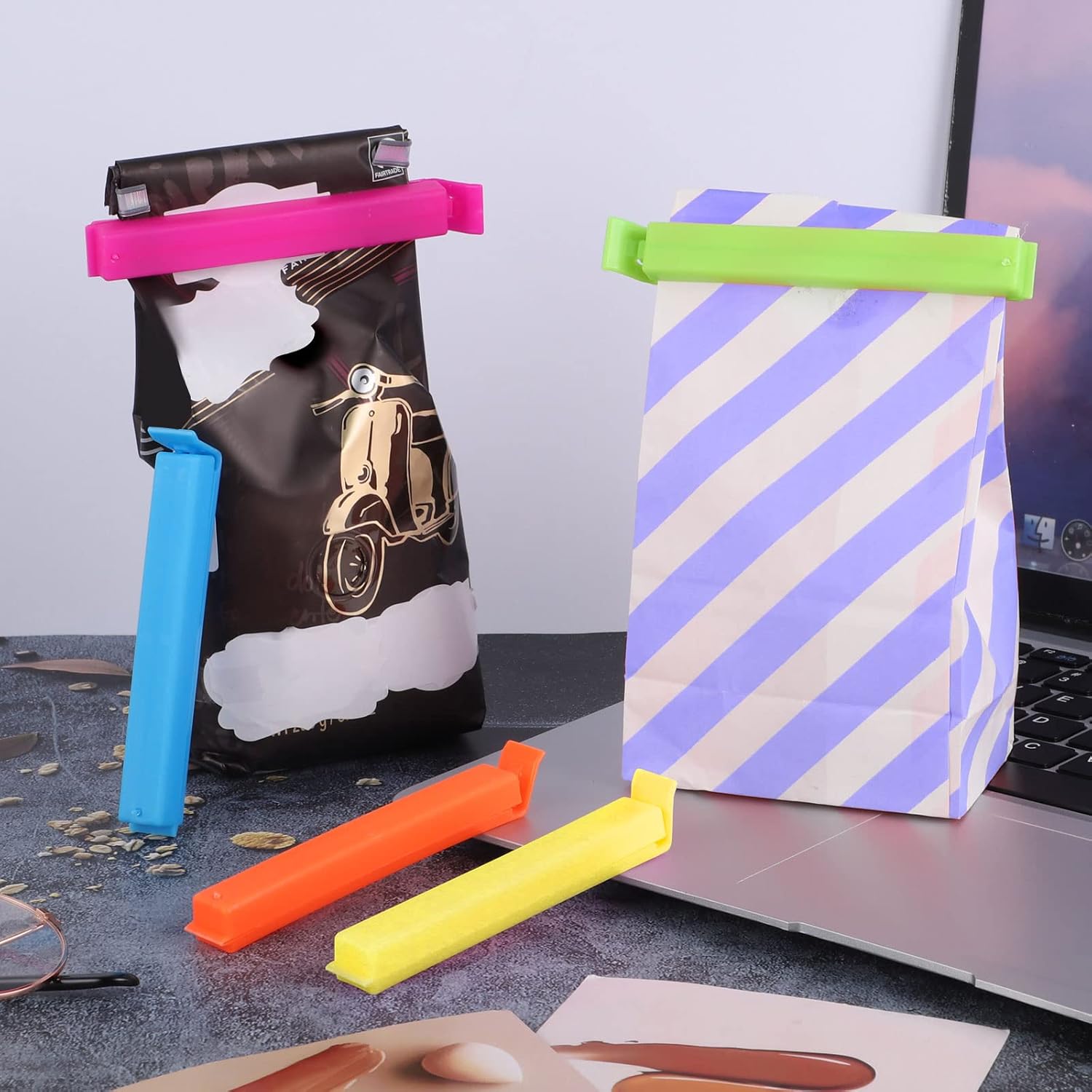 Pince de fermeture de sac de rangement de cuisine pour aliments et collations