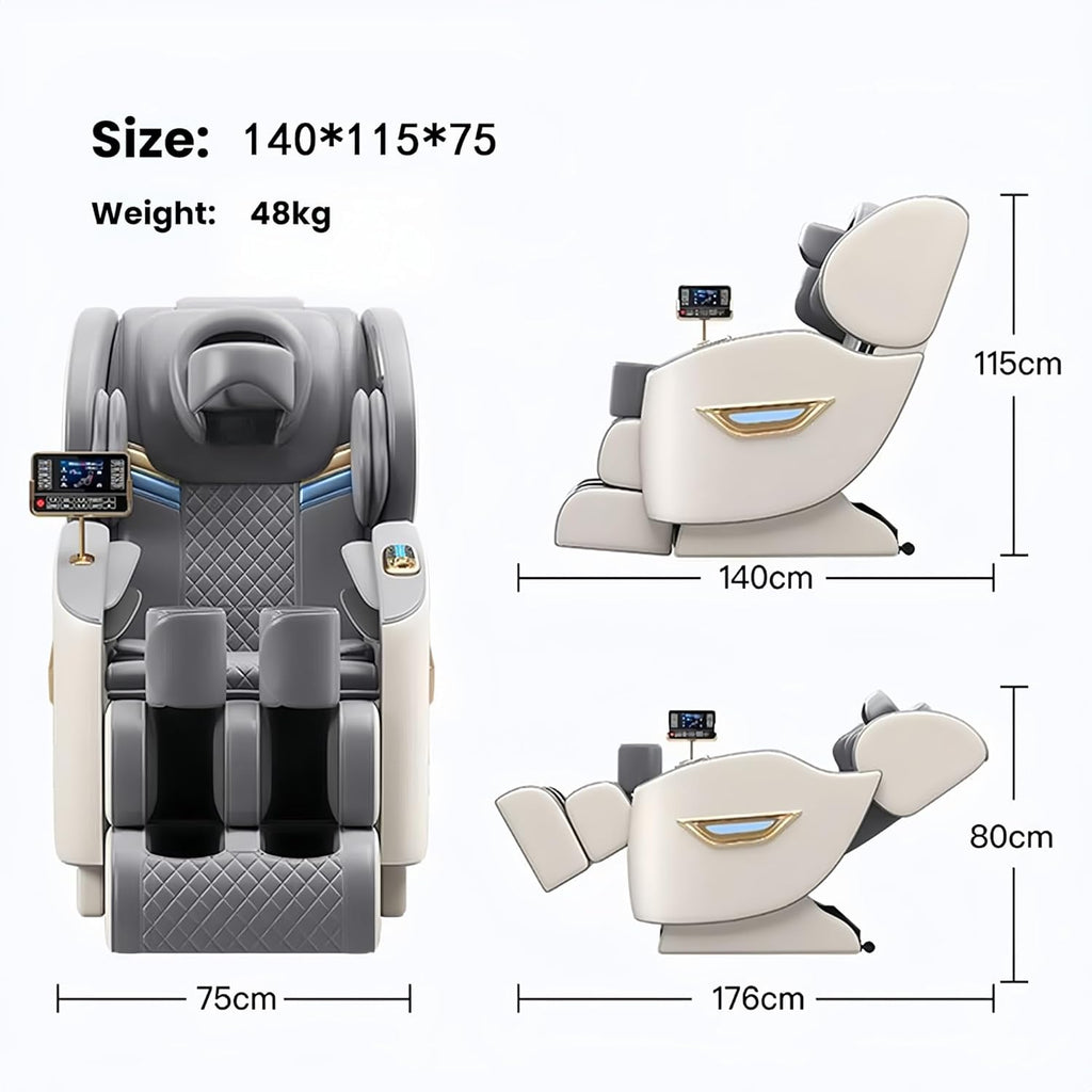 Full Body Massage Chair, Home Intelligent with Heat and Foot Roller Massage