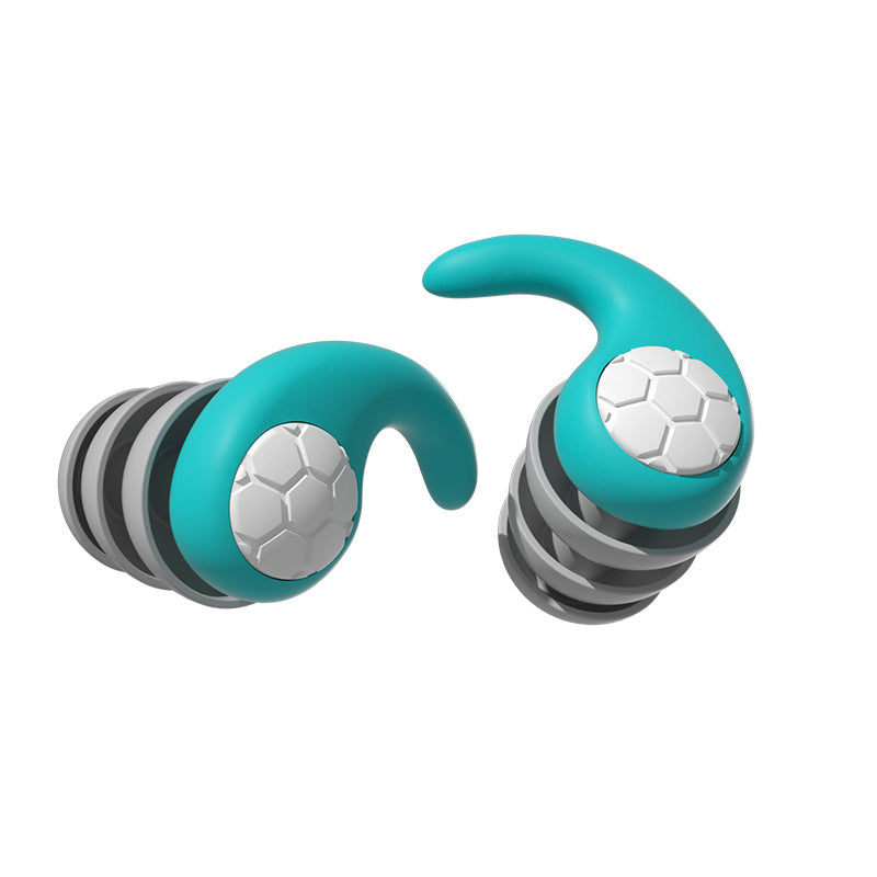 Nouveaux bouchons d'oreille insonorisés et anti-bruit en silicone, étanches pour la natation, filtre de bruit pour dortoir, protection auditive