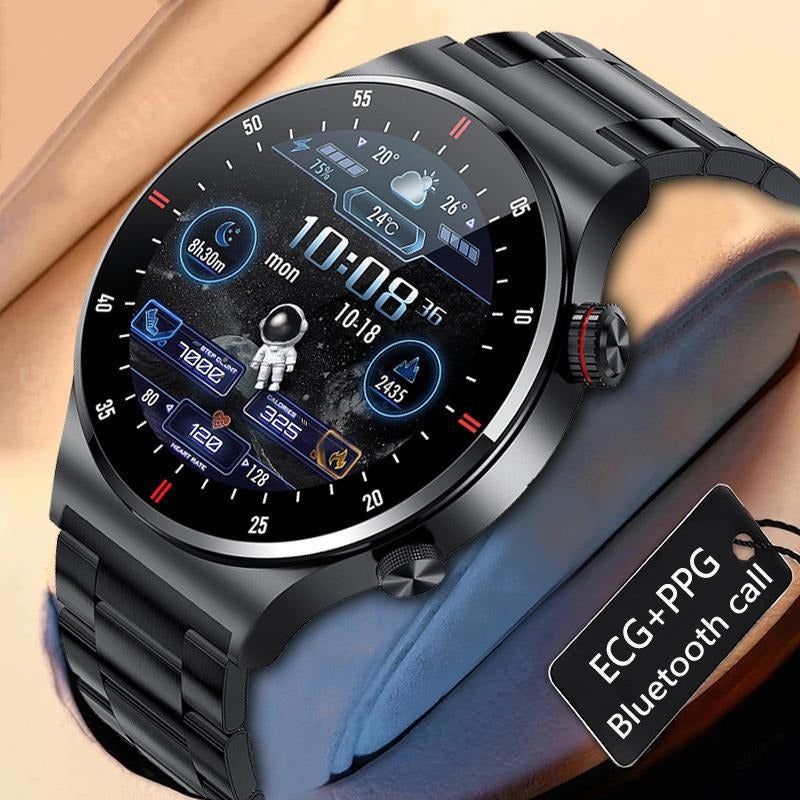 Smart Watch ECG+PPG Music Player Pedometer Bluetooth Call - QW33