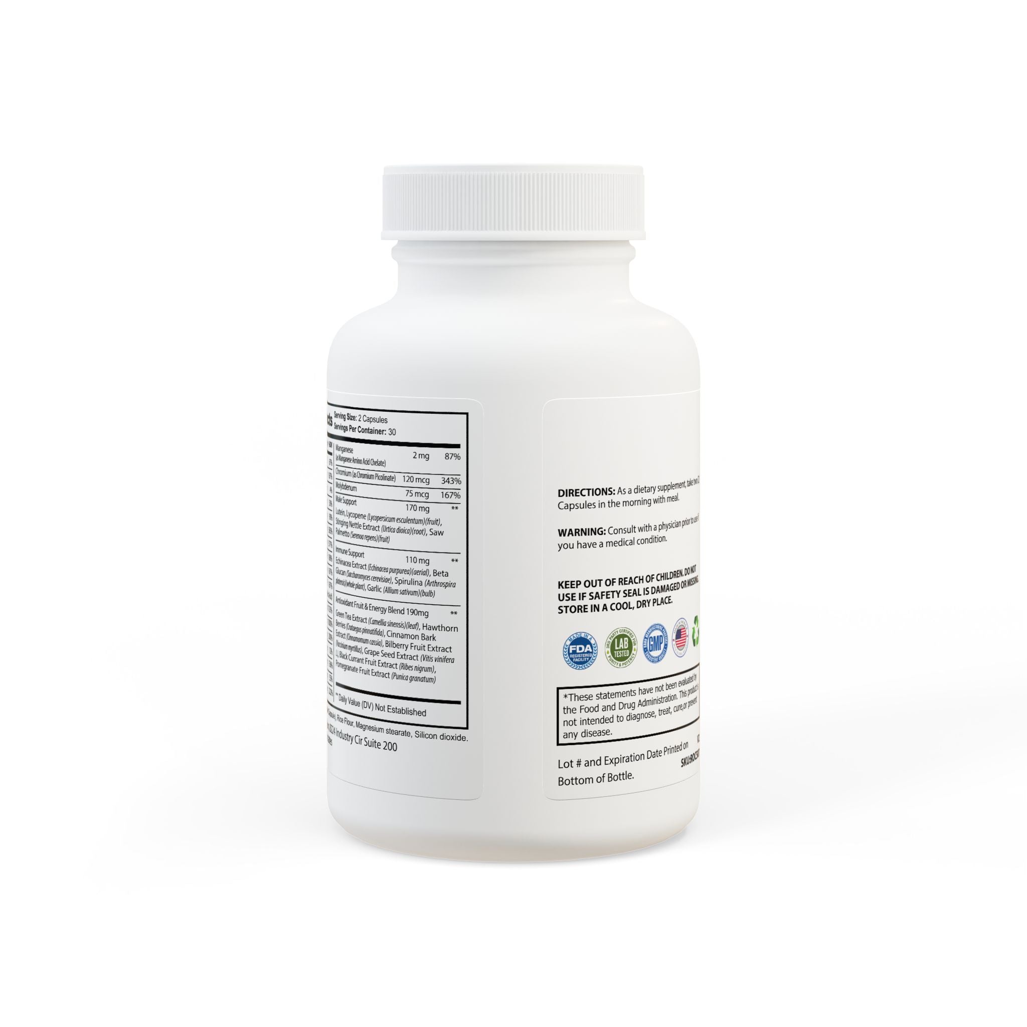 Complément multivitaminé pour adulte (60 gélules)