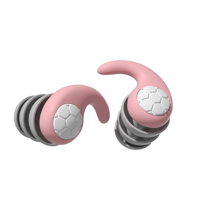 Nouveaux bouchons d'oreille insonorisés et anti-bruit en silicone, étanches pour la natation, filtre de bruit pour dortoir, protection auditive
