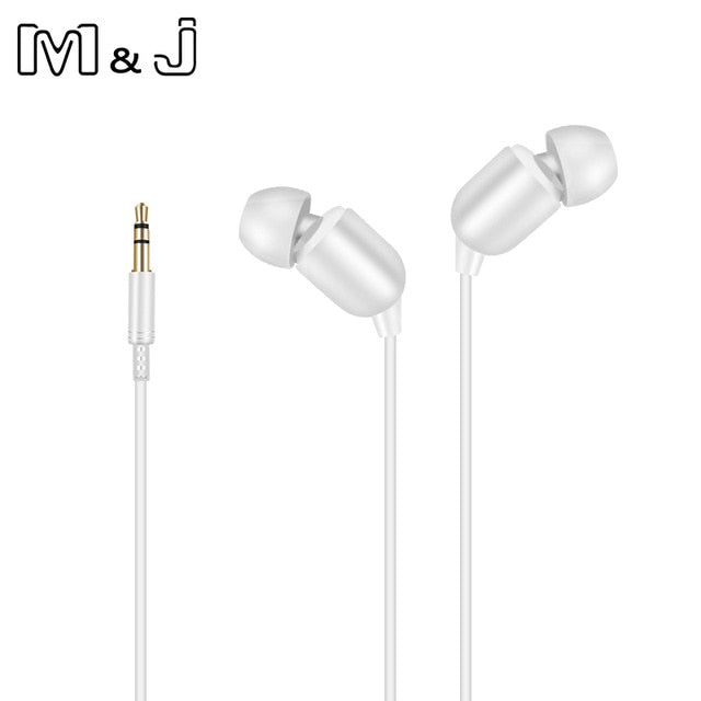 Écouteurs filaires longue distance, prise 3,5 mm, son HiFi stéréo – M&J, câble de 3 mètres