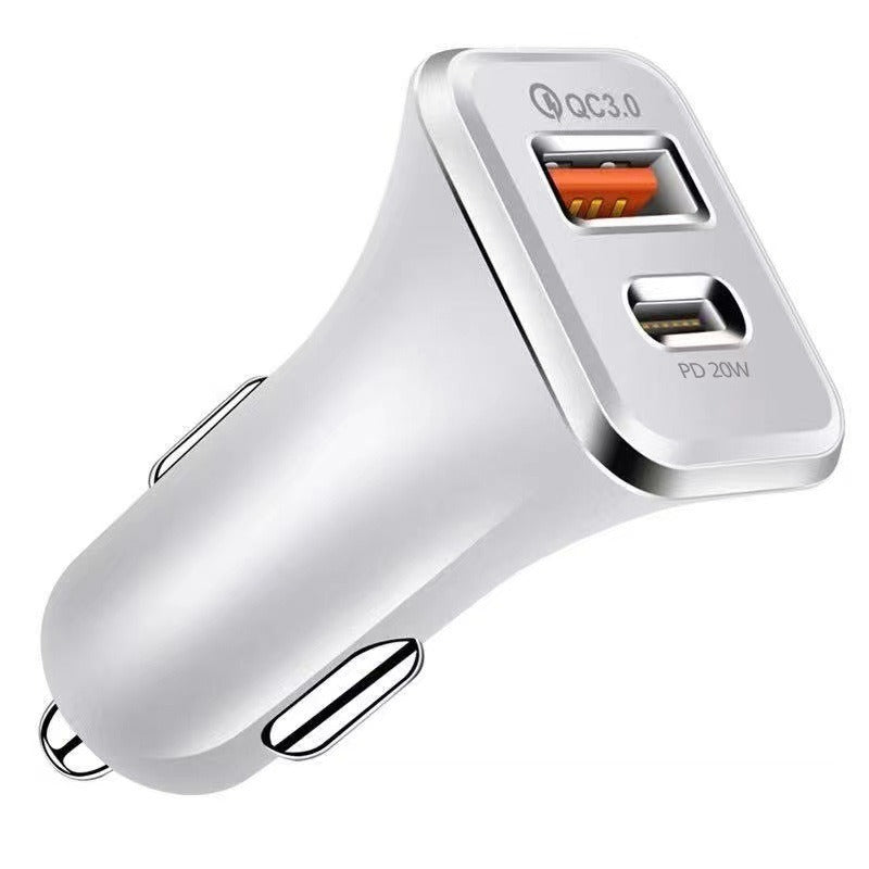USB-C/PD car charger CE certified 18W QC3.0