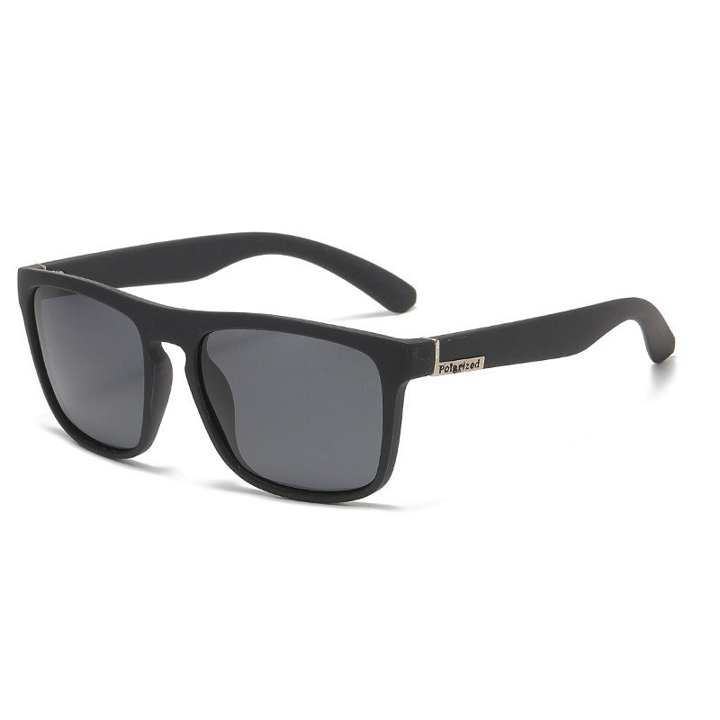 Square frame polarized glasses colorful