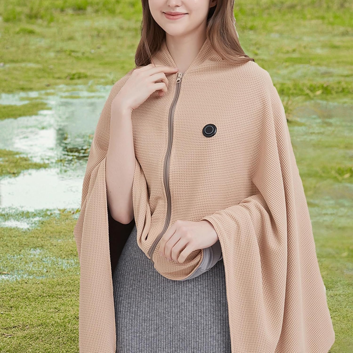 Warm Blanket USB Heated Scarf 3 Heating Levels