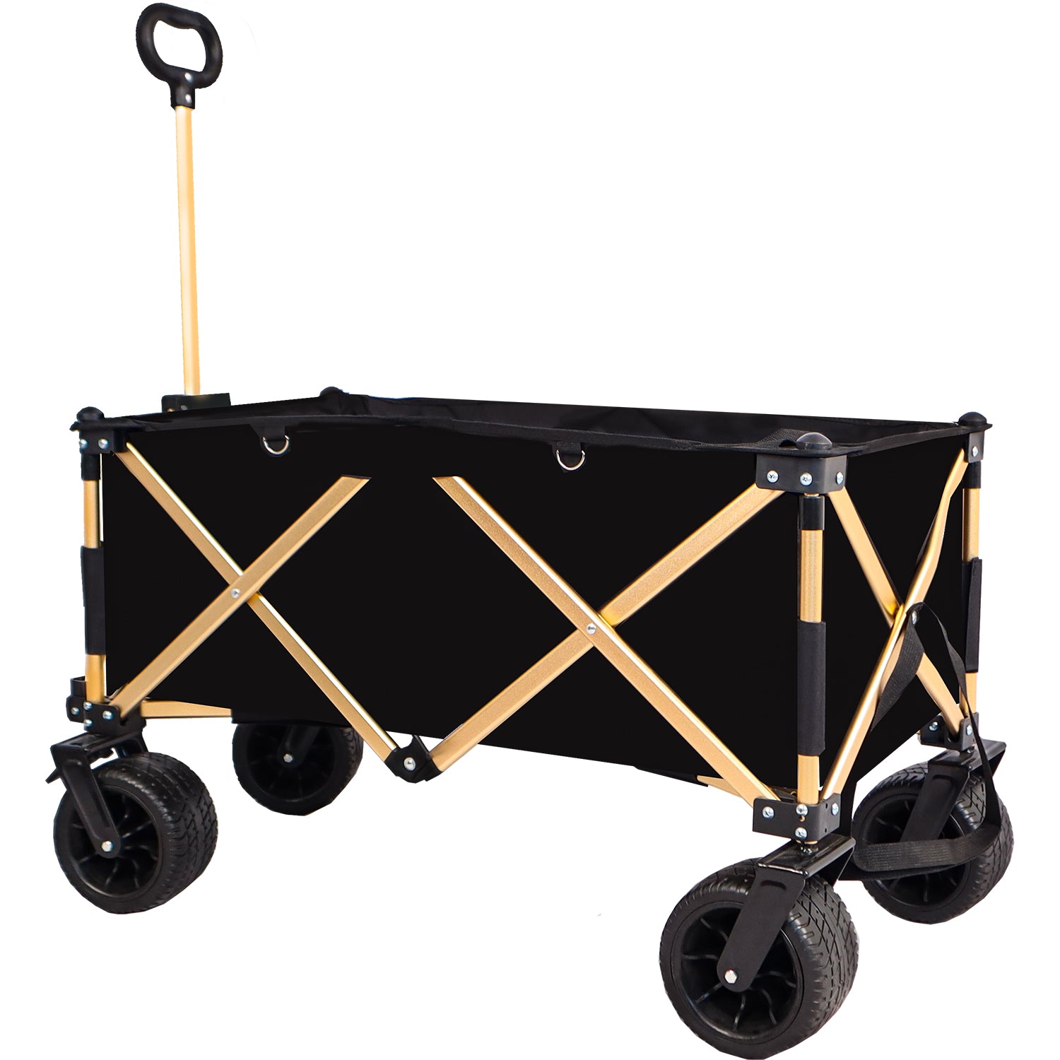 Chariot de plage pliant robuste – Utilitaire pour sable avec grandes roues