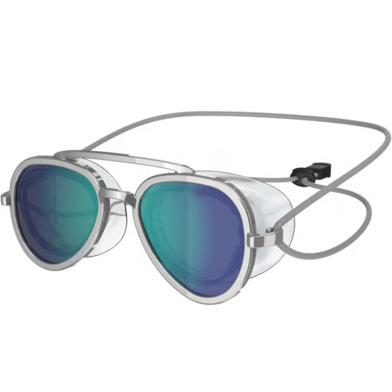 Lunettes de natation à profil bas · Protection UV de première qualité et revêtement anti-buée · Lunettes de natation de compétition à traînée nulle
