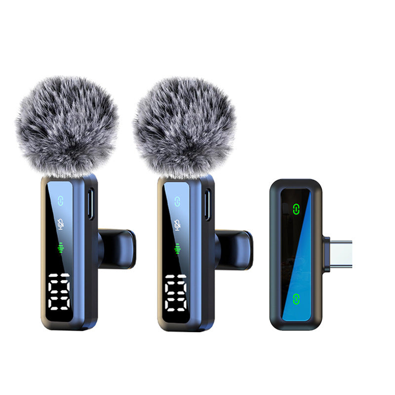 Wireless Lapel Microphone for Smartphone and Computer Noise Reduction