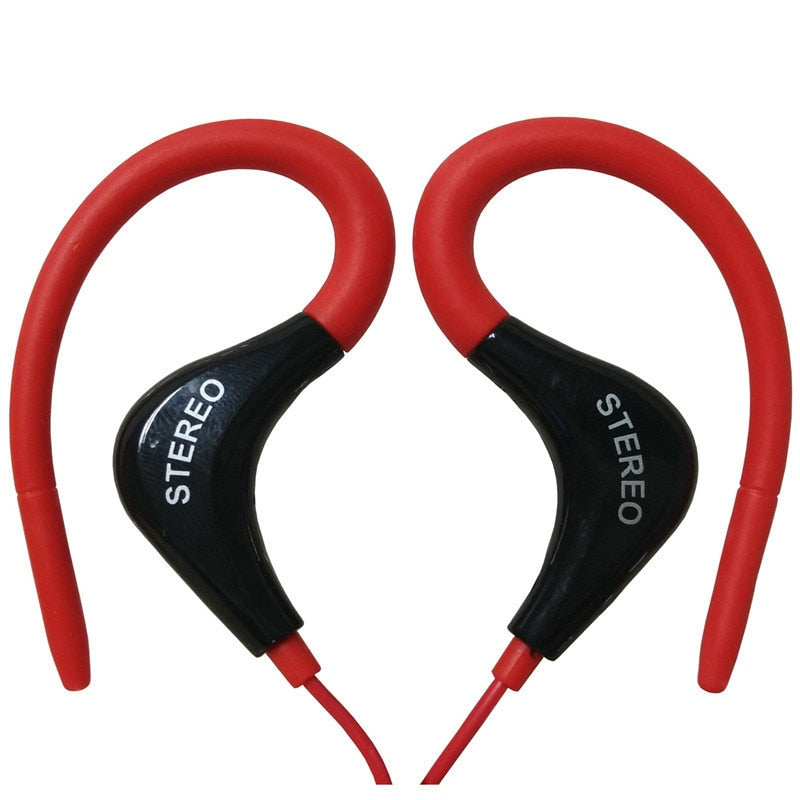 Écouteurs filaires sport avec basses, prise 3,5 mm, pour la course – avec microphone M&J