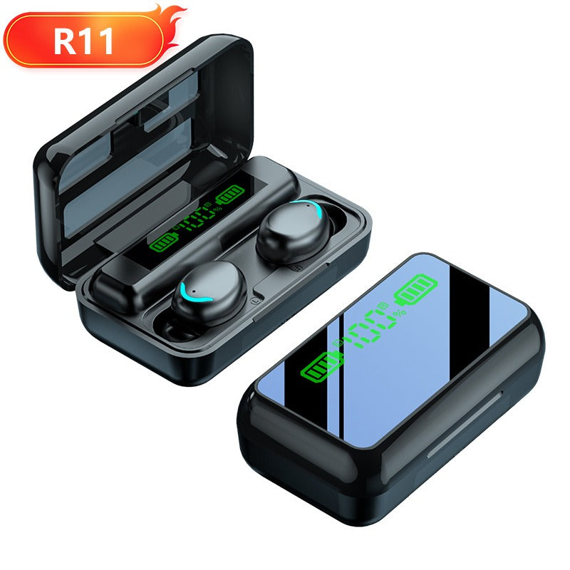 Bluetooth Headset High-Capacity TWS Binaural 5.1 Noise Cancellation F9 M10 M30