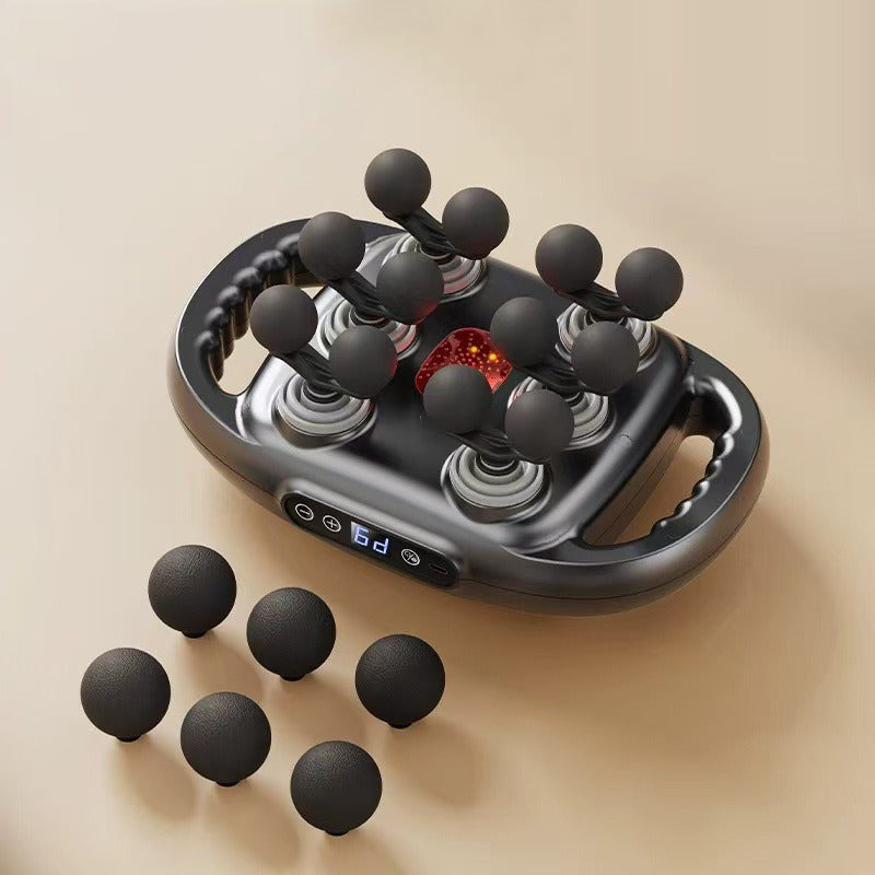 Multi head fascia massage gun