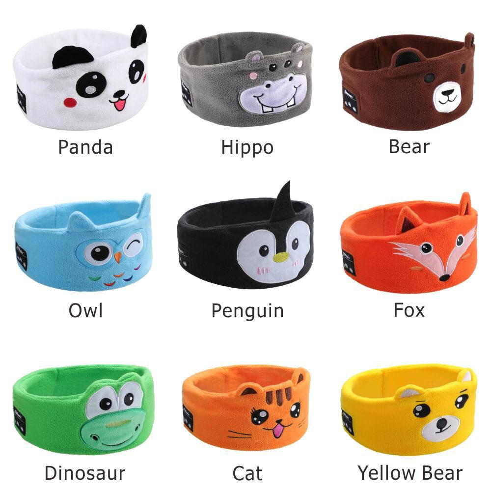 Soft Elastic Comfortable Bluetooth Sleeping Earphones for Kids