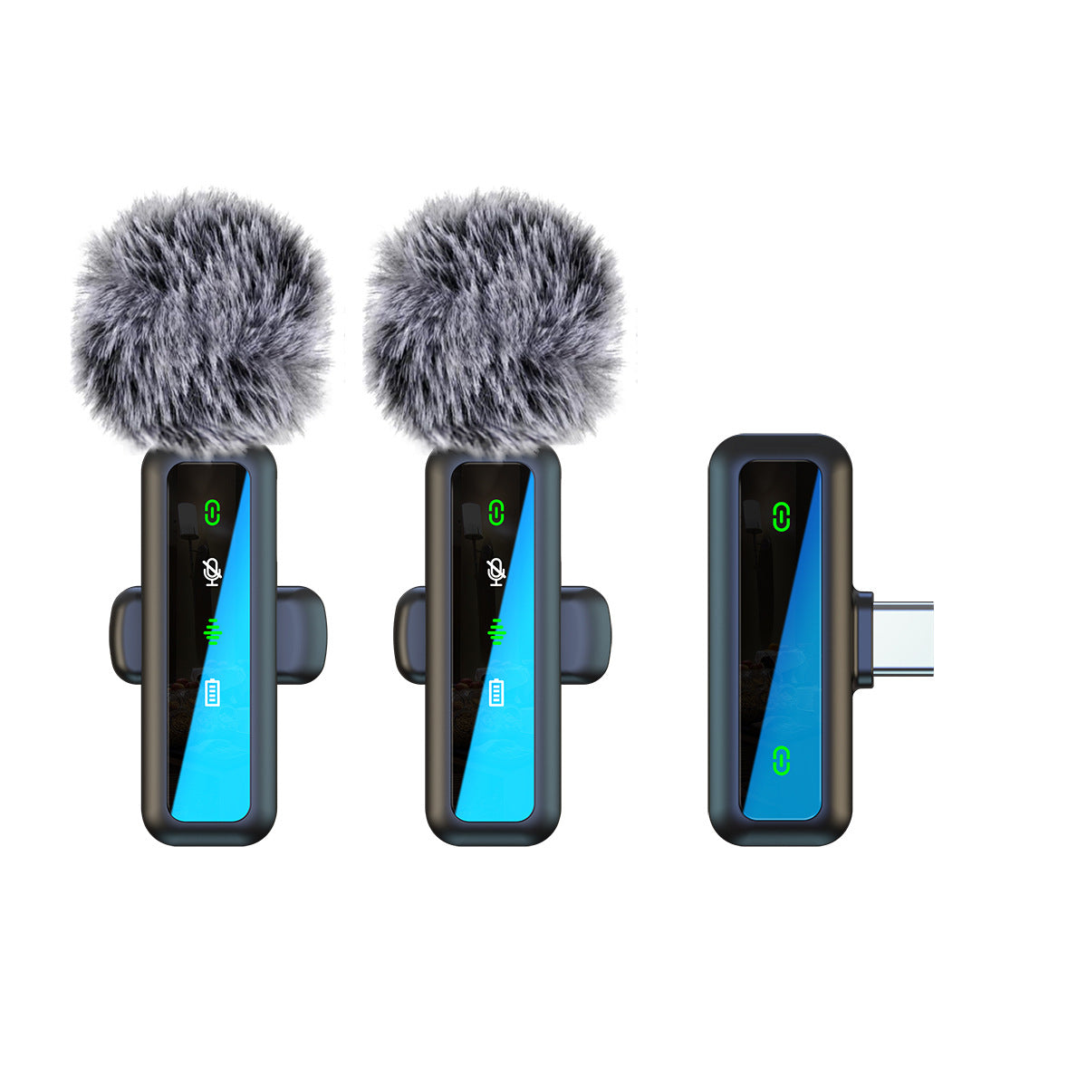 Wireless Lapel Microphone for Smartphone and Computer Noise Reduction