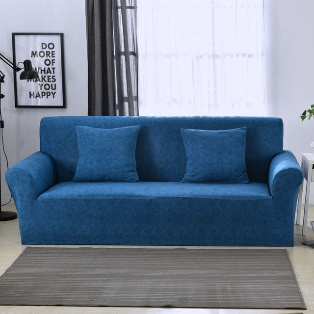 Stretch Sofa Covers Furniture Protector Polyester Loveseat Couch Cover l 1/2/3/4-seater Arm Chair Cover for Living Room