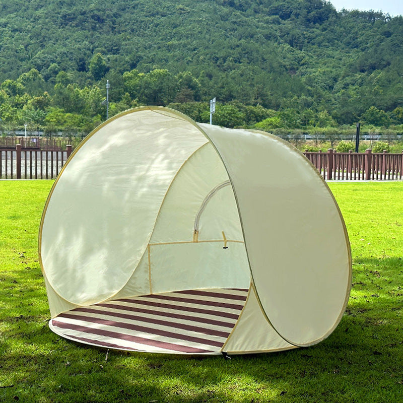 Tente de plage robuste avec mâtins renforcés – Abri anti-vent et protection UV